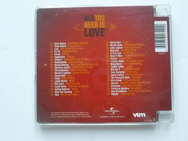 All you need is love (2 CD)