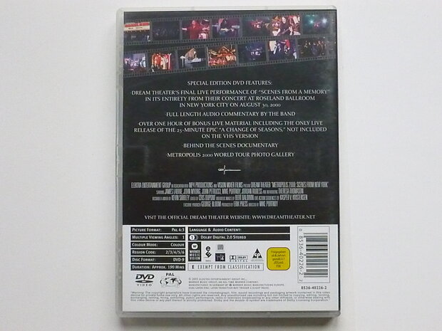 Dreamtheater - Metropolis 2000 DVD