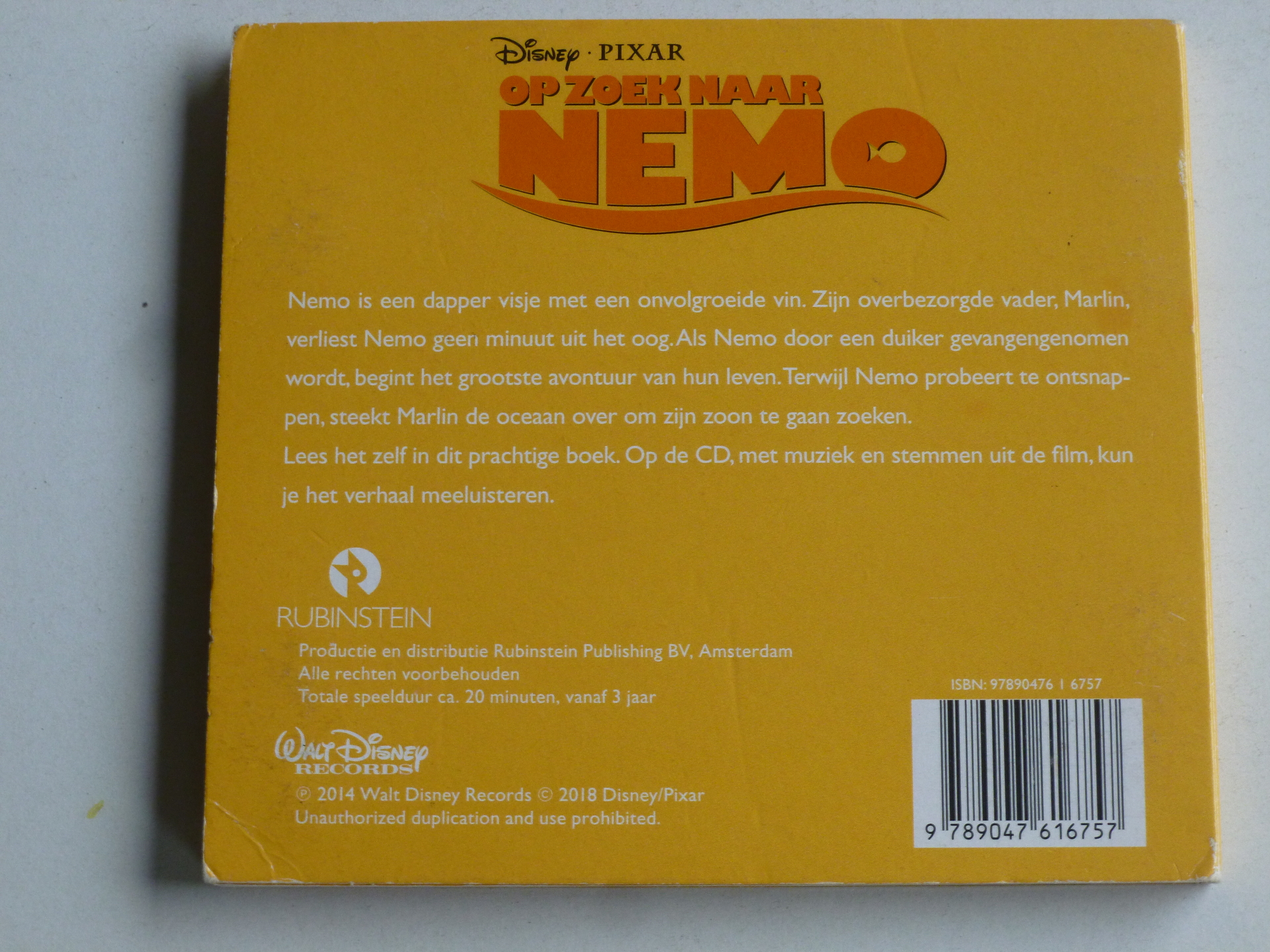 Disney Op Zoek Naar Nemo Cd Met Boekje Tweedehands Cd