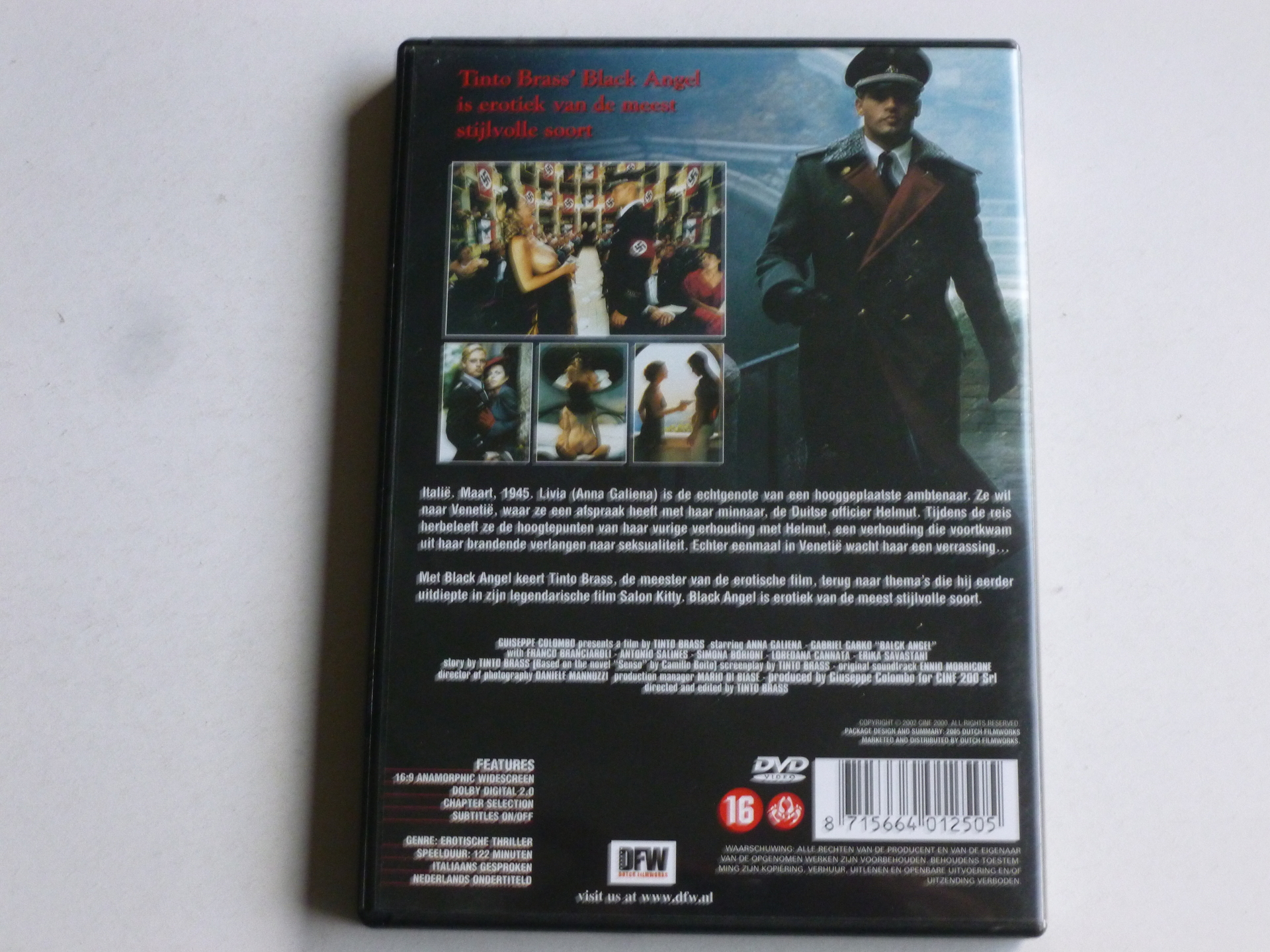 Black Angel - Tinto Brass, Ennio Morricone (DVD) - Tweedehands CD