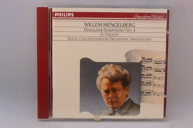 Willem Mengelberg - Mahler symphony no. 4 / jo vincent - Tweedehands CD